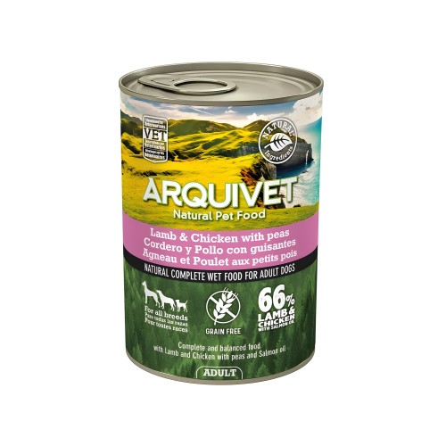 Canned Lamb and Chicken with Peas 400g Arquivet