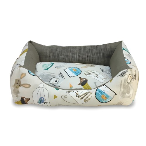 Plush Square Pet Bed