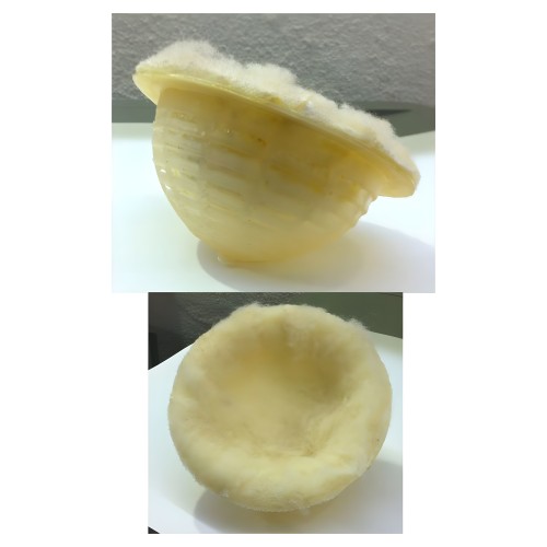 Plastic Nest with Sheep Wool Lining